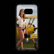 Coque Personnalisée Samsung S7 Edge Premium Avion sexy