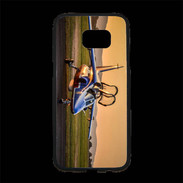 Coque Personnalisée Samsung S7 Edge Premium Alfa Jet au couché de soleil