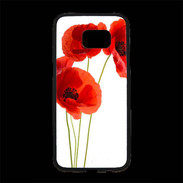 Coque Personnalisée Samsung S7 Edge Premium Coquelicots en peinture 150