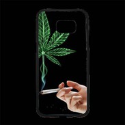 Coque Personnalisée Samsung S7 Edge Premium Fumeur de cannabis
