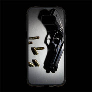 Coque Personnalisée Samsung S7 Edge Premium Gun et munitions