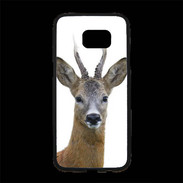 Coque Personnalisée Samsung S7 Edge Premium Portrait d'un chevreuil 50