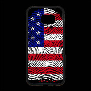 Coque Personnalisée Samsung S7 Edge Premium Empreintes digitales USA