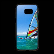 Coque Personnalisée Samsung S7 Edge Premium Planche à voile au soleil