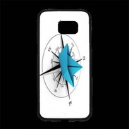 Coque Personnalisée Samsung S7 Edge Premium Bateau rose des vents