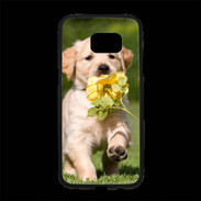 Coque Personnalisée Samsung S7 Edge Premium Chiot Golden red river
