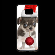 Coque Personnalisée Samsung S7 Edge Premium Chihuahua de noël