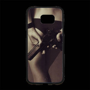 Coque Personnalisée Samsung S7 Edge Premium Attention maîtresse dangereuse