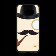 Coque Personnalisée Samsung S7 Edge Premium Moustache So British