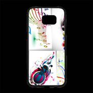 Coque Personnalisée Samsung S7 Edge Premium Abstract musique