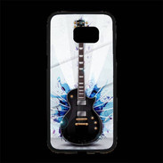 Coque Personnalisée Samsung S7 Edge Premium Illustration de guitare électrique