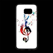 Coque Personnalisée Samsung S7 Edge Premium Clé de sol en dessin 25