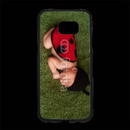 Coque Personnalisée Samsung S7 Edge Premium Bébé coccinelle