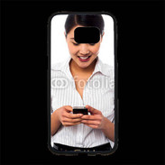 Coque Personnalisée Samsung S7 Edge Premium Femme asie glamour
