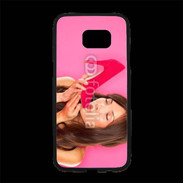 Coque Personnalisée Samsung S7 Edge Premium Femme asie glamour 2