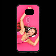 Coque Personnalisée Samsung S7 Edge Premium Femme asiatique glamour qui danse