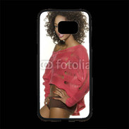 Coque Personnalisée Samsung S7 Edge Premium Femme africaine glamour et sexy 5