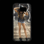 Coque Personnalisée Samsung S7 Edge Premium Femme métisse hip hop r'n'b sexy