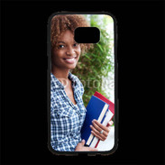 Coque Personnalisée Samsung S7 Edge Premium Etudiante africaine