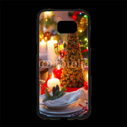 Coque Personnalisée Samsung S7 Edge Premium Table de Noël