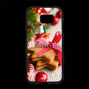 Coque Personnalisée Samsung S7 Edge Premium Gâteaux de Noël