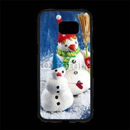Coque Personnalisée Samsung S7 Edge Premium Bonhommes de neige