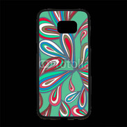 Coque Personnalisée Samsung S7 Edge Premium Fond Hippie en vert 