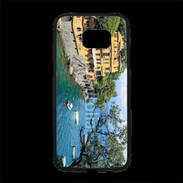 Coque Personnalisée Samsung S7 Edge Premium Baie de Portofino en Italie