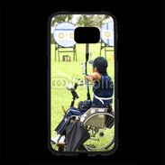 Coque Personnalisée Samsung S7 Edge Premium Tir à l'arc handisport