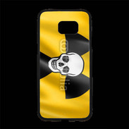 Coque Personnalisée Samsung S7 Edge Premium Tête de mort radioactive