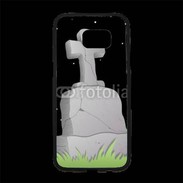 Coque Personnalisée Samsung S7 Edge Premium Tombe