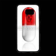 Coque Personnalisée Samsung S7 Edge Premium Gélule tête de mort