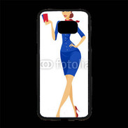 Coque Personnalisée Samsung S7 Edge Premium Hôtesse de l'air 9