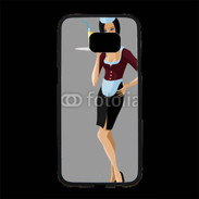 Coque Personnalisée Samsung S7 Edge Premium Serveuse