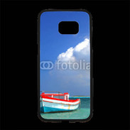 Coque Personnalisée Samsung S7 Edge Premium Bateau de pêcheur en mer