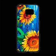 Coque Personnalisée Samsung S7 Edge Premium Peinture de tournesol