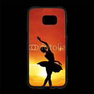 Coque Personnalisée Samsung S7 Edge Premium Danseuse couché de soleil