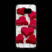 Coque Personnalisée Samsung S7 Edge Premium Coeur en bois