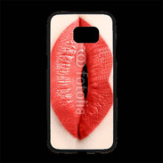 Coque Personnalisée Samsung S7 Edge Premium Bouche de femme rouge 50