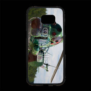 Coque Personnalisée Samsung S7 Edge Premium Hélicoptère militaire