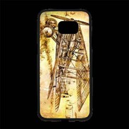 Coque Personnalisée Samsung S7 Edge Premium Aviation Vintage 75