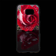 Coque Personnalisée Samsung S7 Edge Premium Belle rose Rouge 10