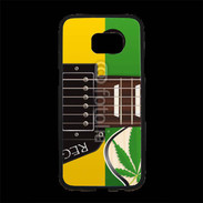 Coque Personnalisée Samsung S7 Edge Premium Guitare Reggae