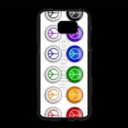 Coque Personnalisée Samsung S7 Edge Premium Love and peace 5