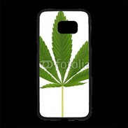 Coque Personnalisée Samsung S7 Edge Premium Feuille de cannabis