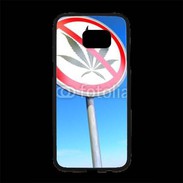 Coque Personnalisée Samsung S7 Edge Premium Interdiction de cannabis