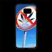 Coque Personnalisée Samsung S7 Edge Premium Interdiction de cannabis 2