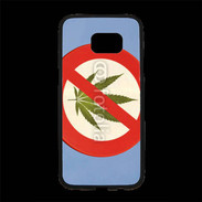 Coque Personnalisée Samsung S7 Edge Premium Interdiction de cannabis 3