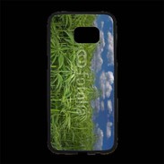 Coque Personnalisée Samsung S7 Edge Premium Champs de cannabis