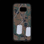 Coque Personnalisée Samsung S7 Edge Premium plaque d'identité soldat américain